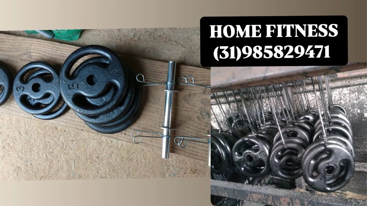Kits de Anilhas Barras Halter melhor preço