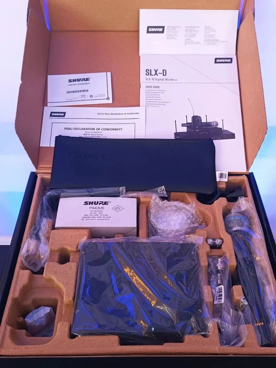 Microfone Sem Fio Profissional Sistema Digital SLXD24 BETA 58A - Foto 6
