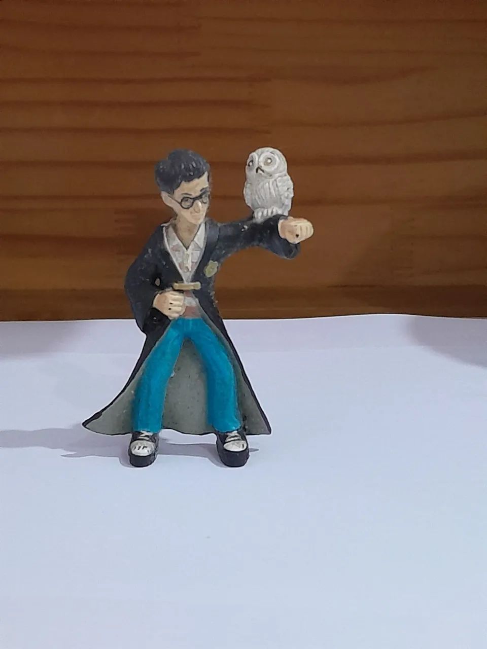 Boneco Harry Potter com Coruja Hedwig