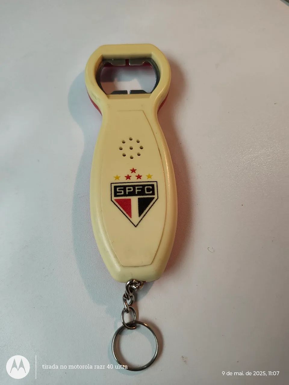 Abridor de Garrafas SPFC Toca Hino do São Paulo.