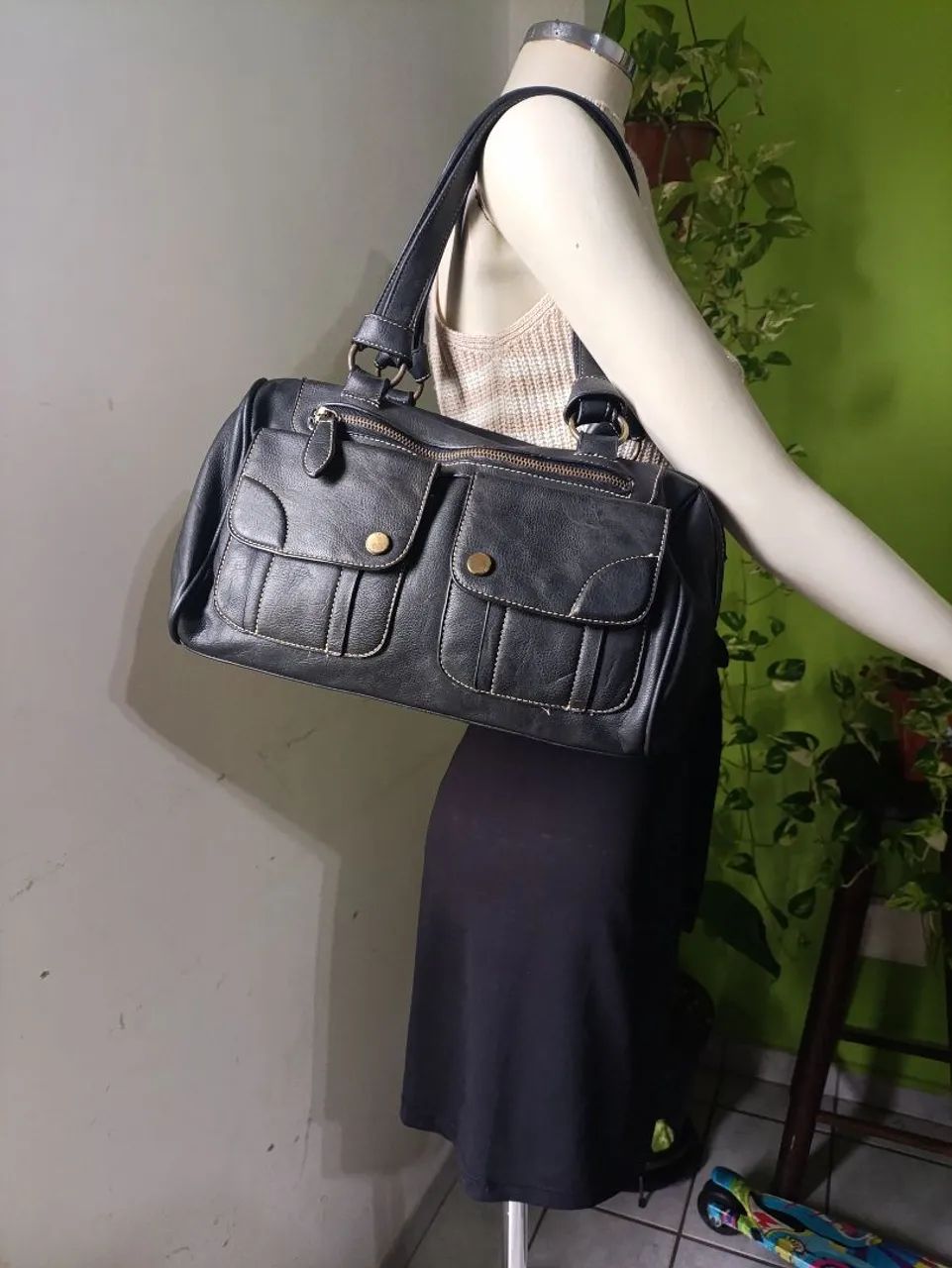Bolsa de ombro - Julia Arnold - Clássica em Couro - Elegância e Estilo!