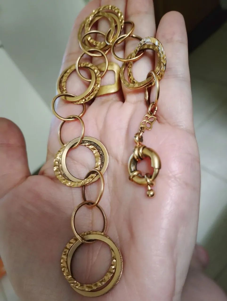 Pulseira Rommanel argolas