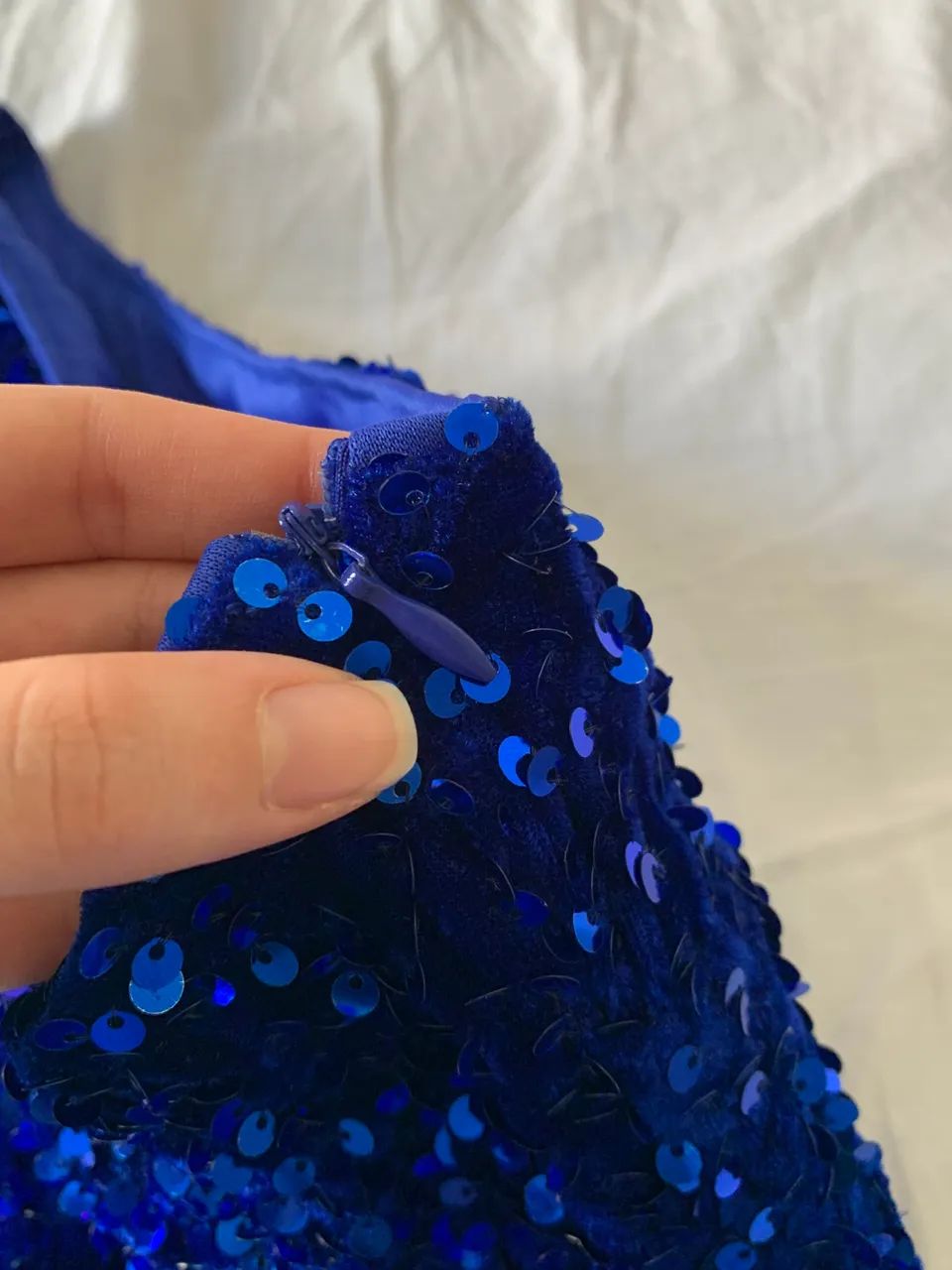 Vestido azul paete  - Foto 5