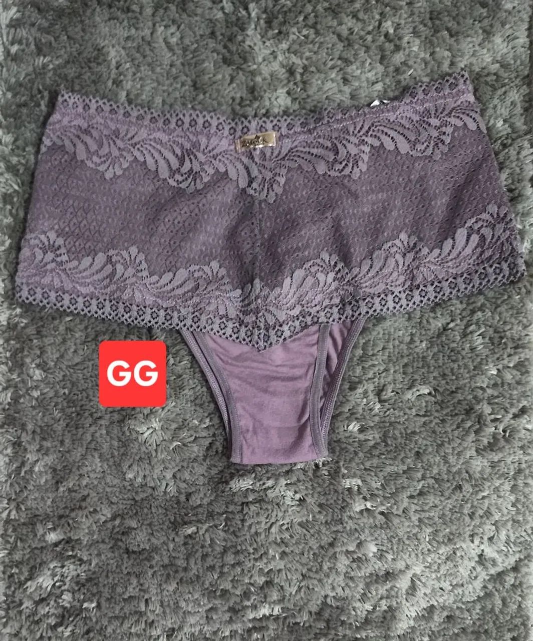 Calcinha Alta R$30 Algodão e Renda - Foto 3