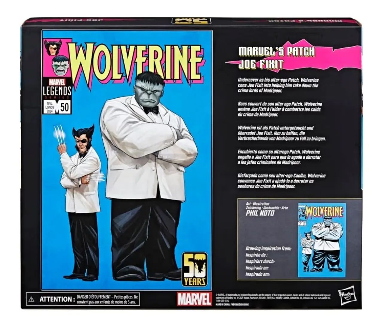 Marvel legends hulk e wolverine especial 50 anos ( patch e Joe fixit ) - Foto 5