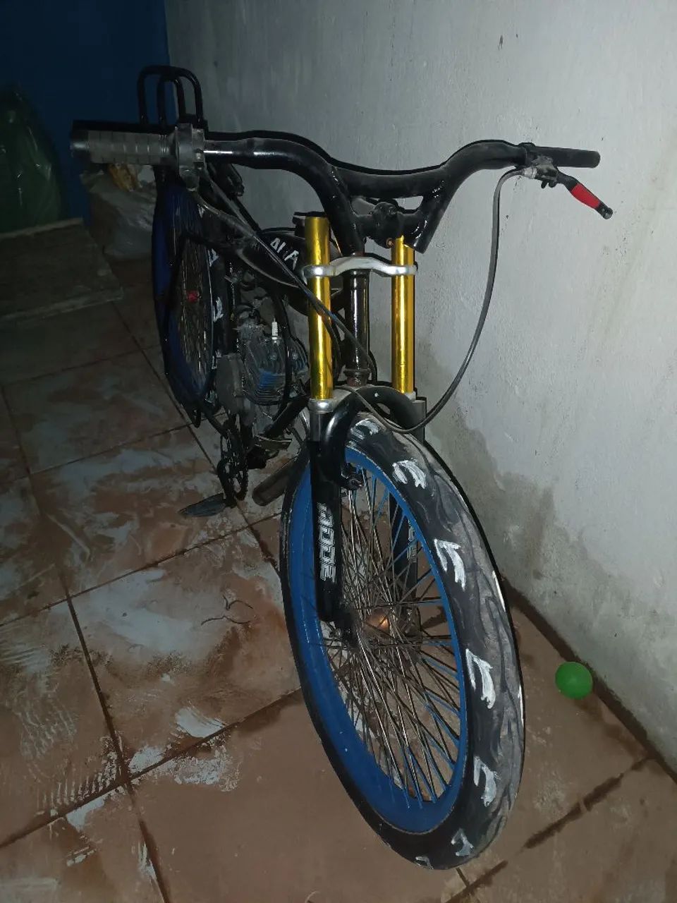 Bicicleta Motorizada 80Cc rebaixada e modificada  - Foto 3
