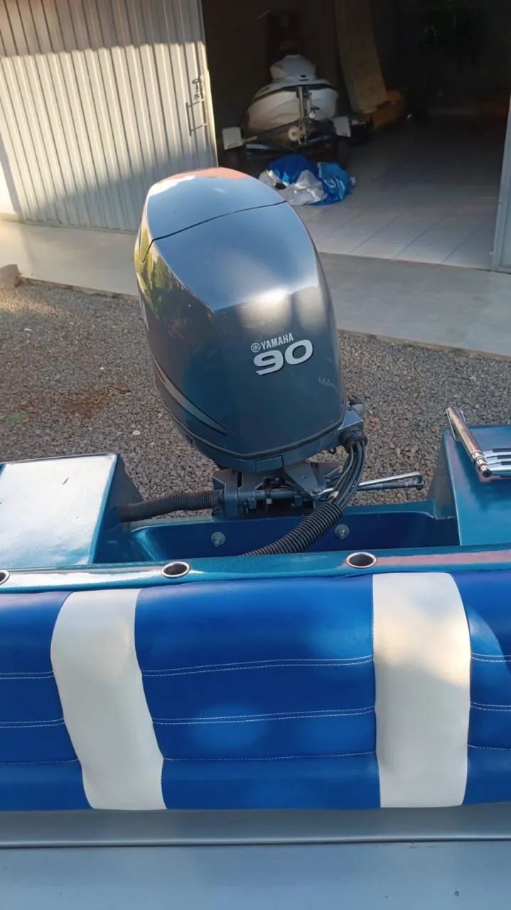 Lancha 2014 motor yamaha 90 hp - Foto 4