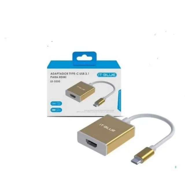 Cabo Adaptador Conversor Usb Tipo C Para Hdmi - Novo - Foto 2
