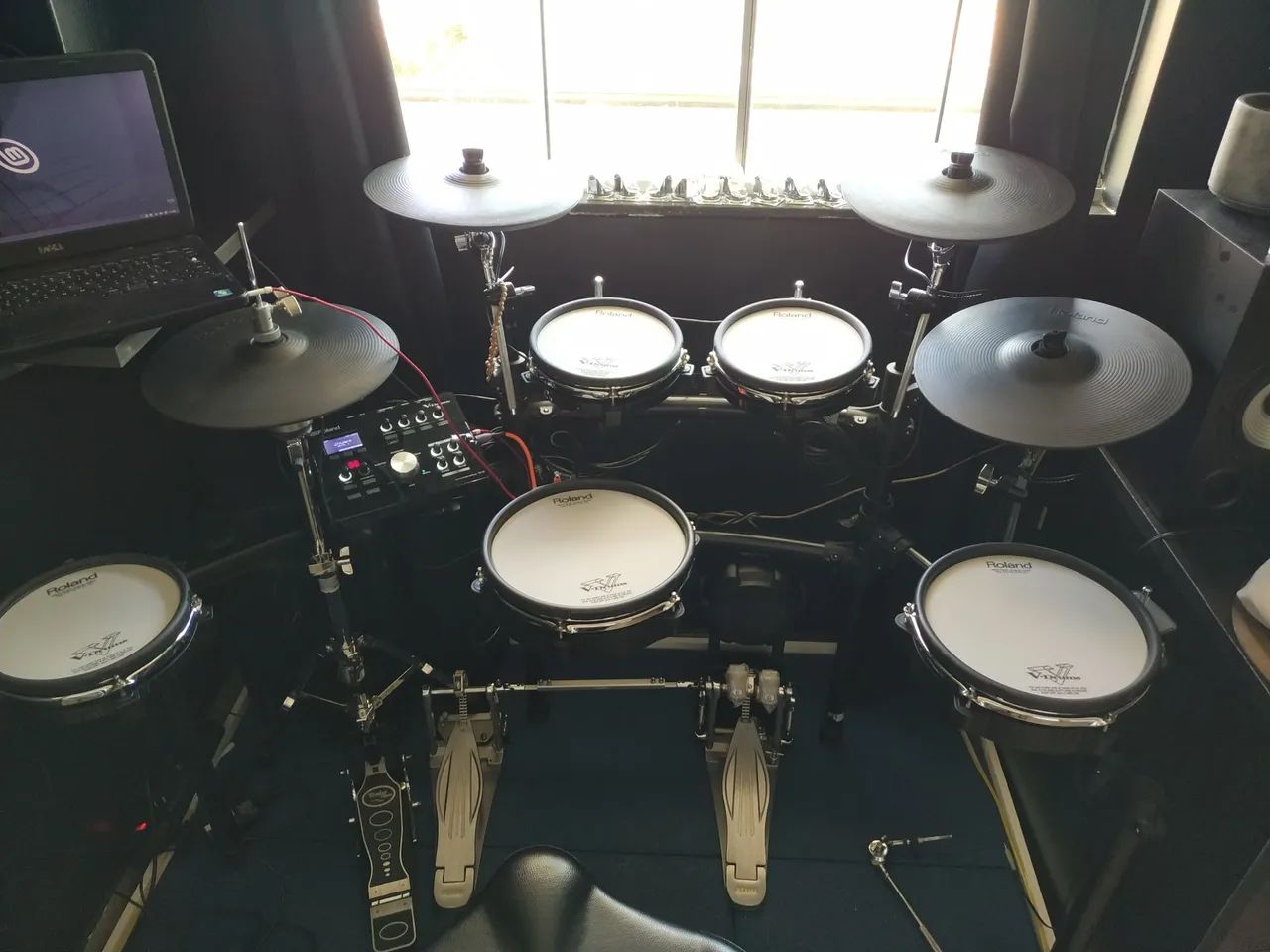 Bateria Eletrônica Roland TD-25KVX + bags