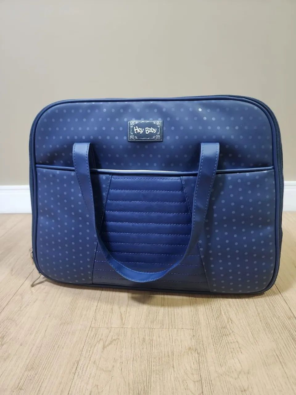 Bolsa Maternidade Hey Baby Azul Poá - Foto 2