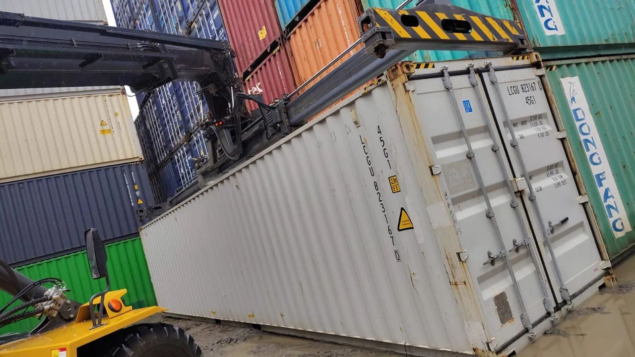 Containers Marítimo 40 e 20 pés Direto do Terminal  - Foto 5