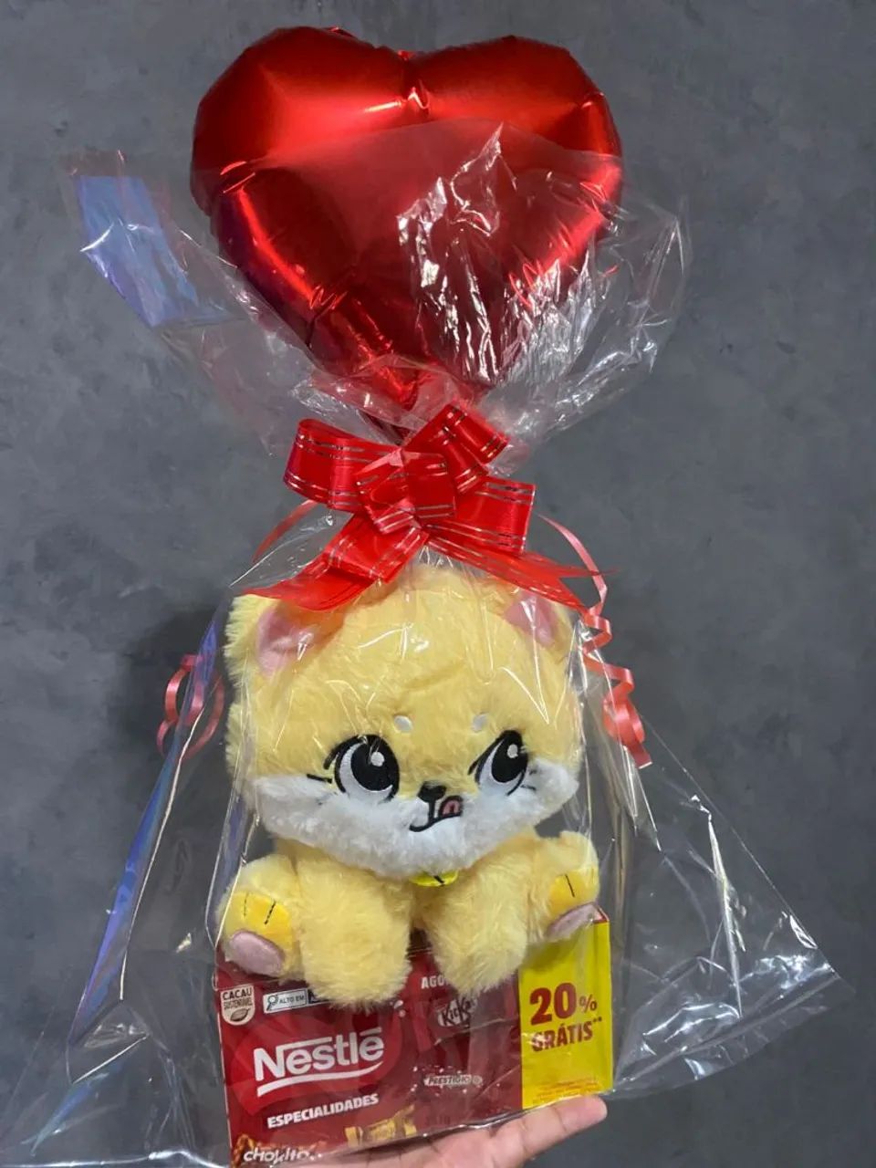 Presente pelúcia e chocolate64407467344002121