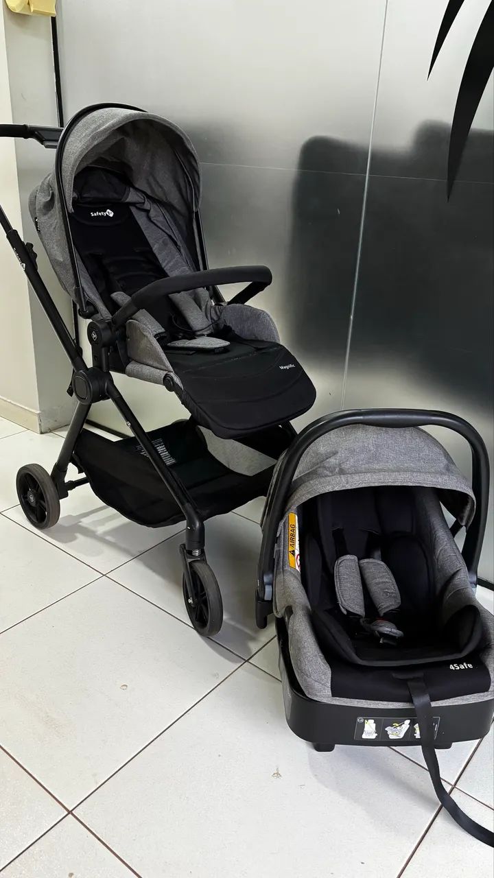 Carrinho de bebê + bebê conforto  - Foto 4