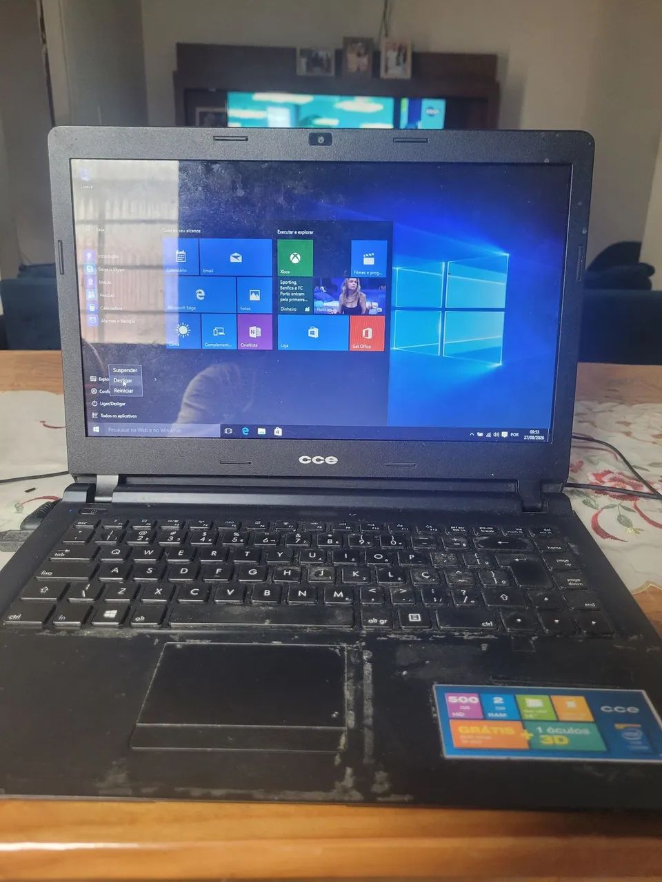 Notebook CCE      500 reais - Foto 5