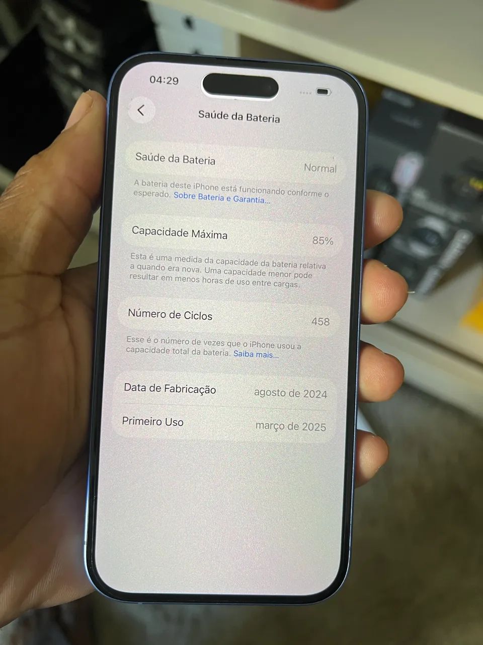 iPhone 16 128GB azul - completo  - Foto 5