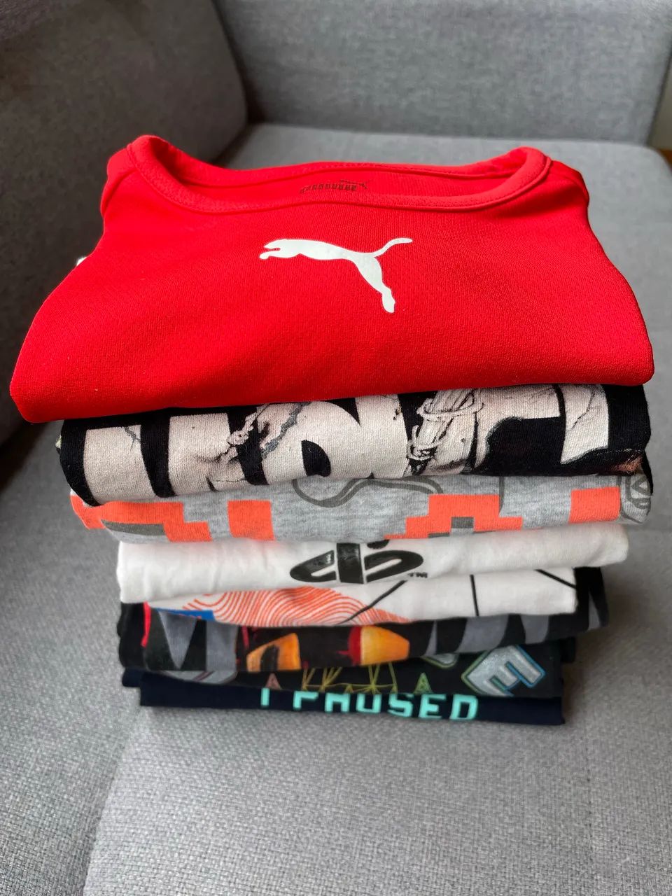 Lote camisetas tamanho 10