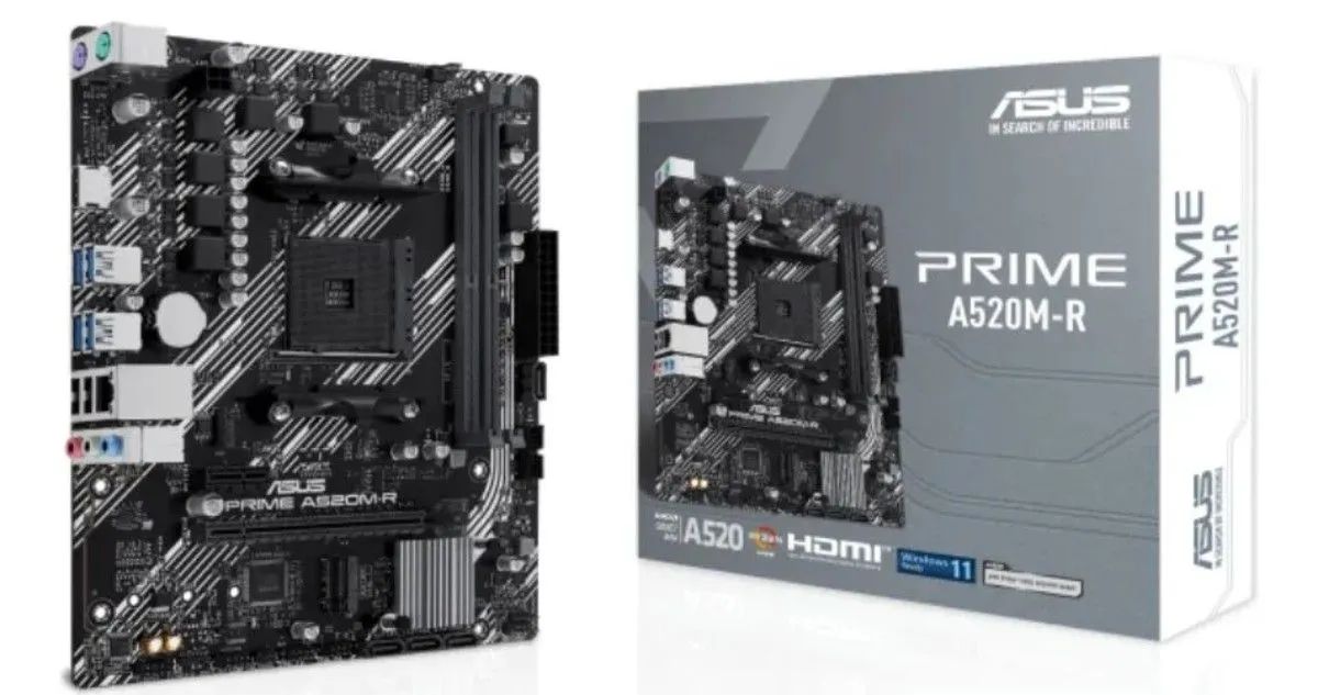 PLACA MAE ASUS A520M-r AM4 ddr4 - Foto 2