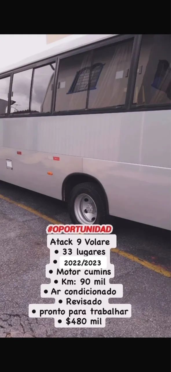 Micro Ônibus Atack 9 Volare - Foto 11