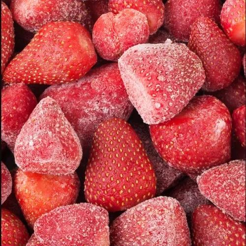 Morangos congelados