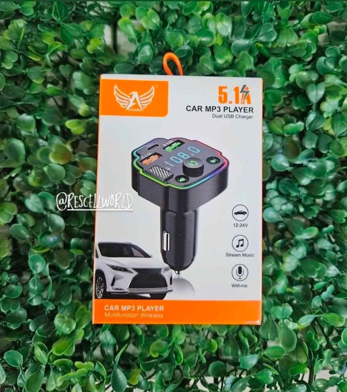 Adaptador Transmissor de Som Bluetooth Veicular