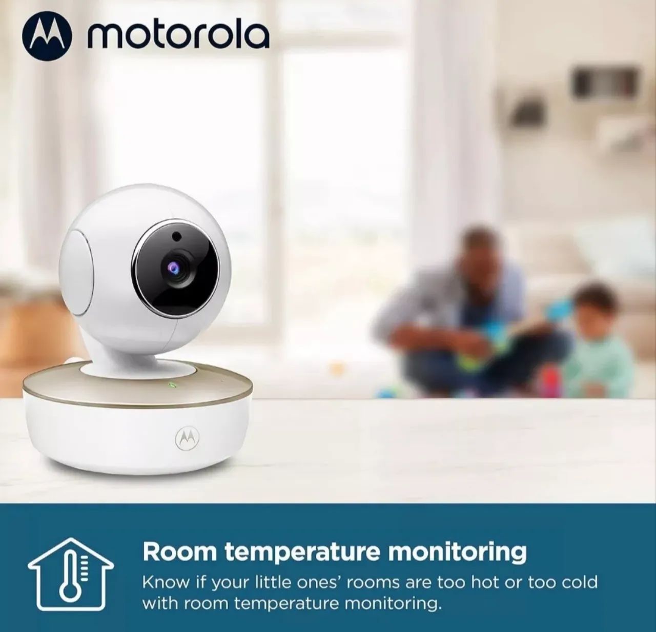 Babá Eletrônica Motorola VM50G2 Duas Câmeras Nova Lacrada - Foto 5