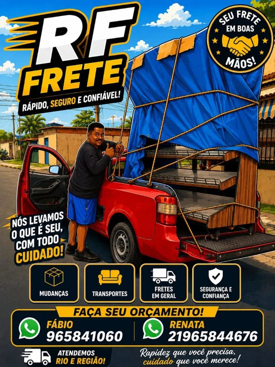 R.F frete 