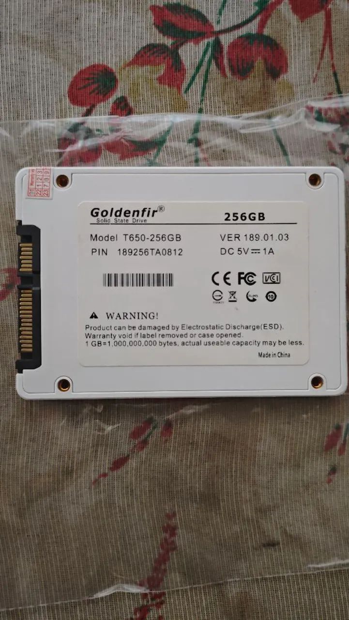 SSD Goldenfir 256GB SATA 2.5" para PC e Notebook - Foto 3
