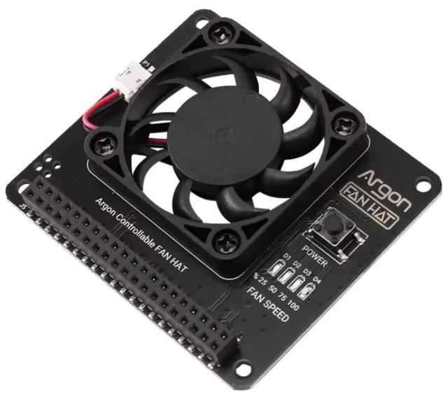 Cooler Para Raspberry Jumbospot Hotspot Mmdvm Argon Fan Hat - Foto 4
