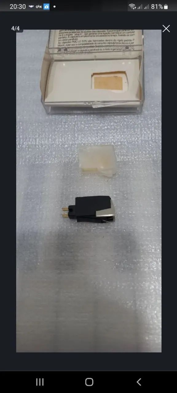 CAPSULA E AGULHA  PMC1 NOVAS NA CAIXA - Foto 4