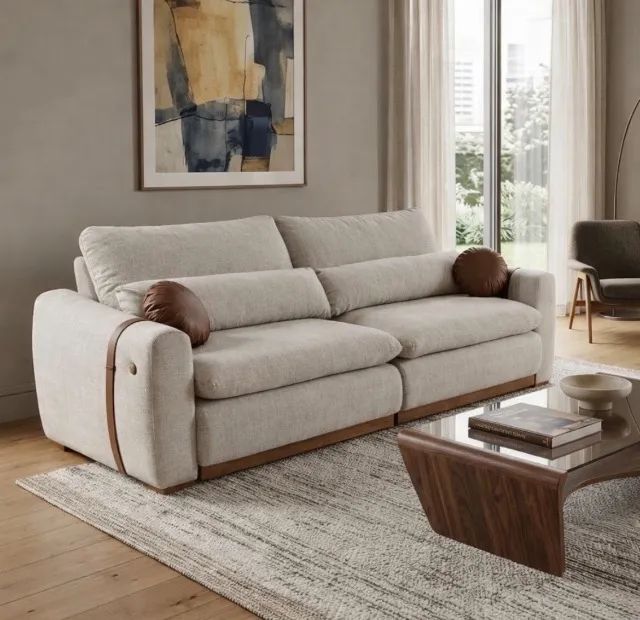 Sofá-Cama Retrátil Belluno Premium 2,30 m - Foto 3