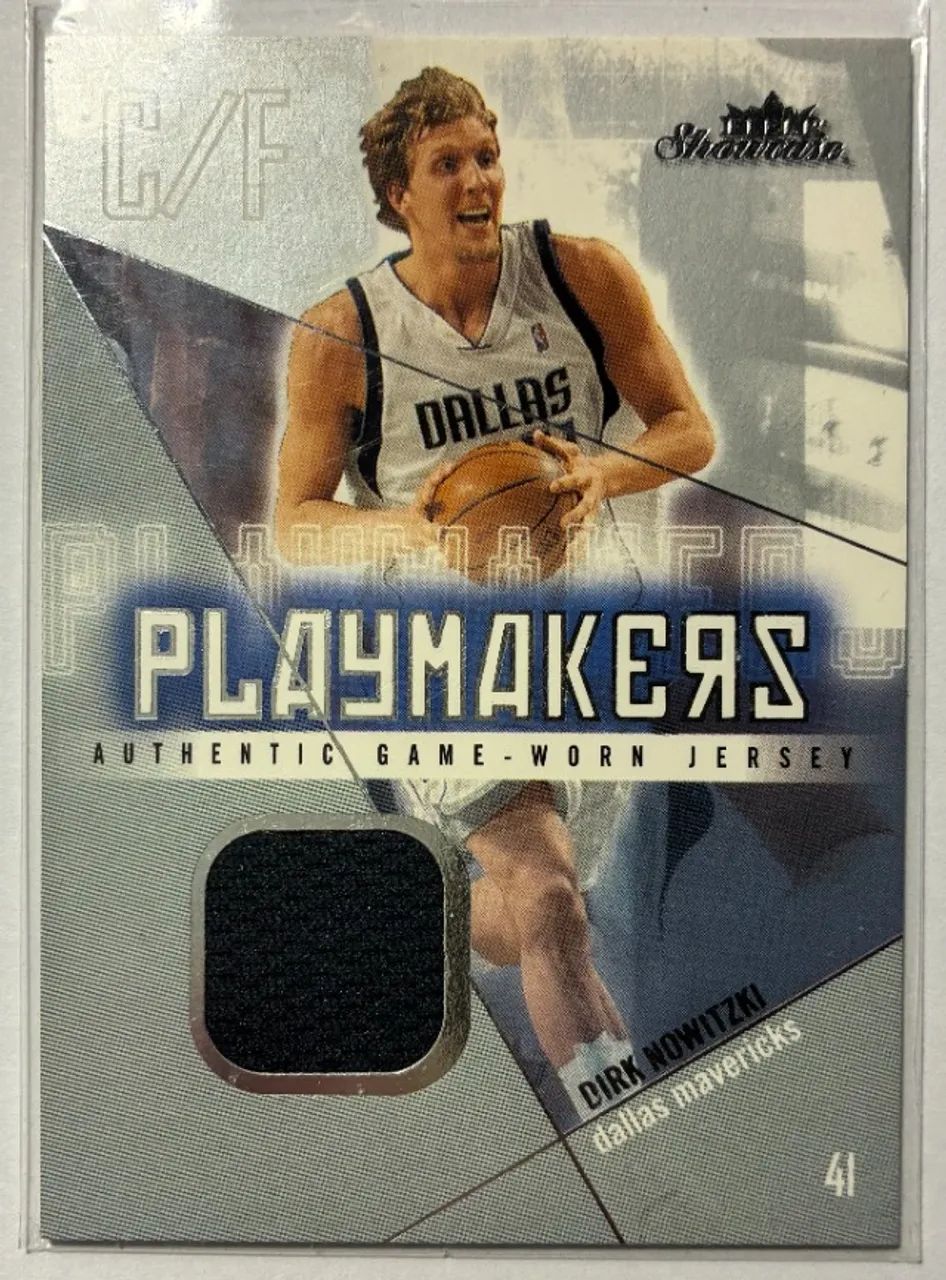 Dirk Nowitzki /300 Uniforme Game Worn Patch Memo Card NBA Carta Basquete - Foto 2