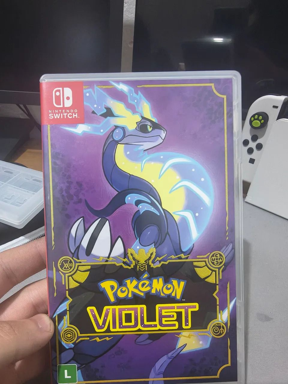 Nitendo Switch OLED + Pokemon Violet - Foto 4