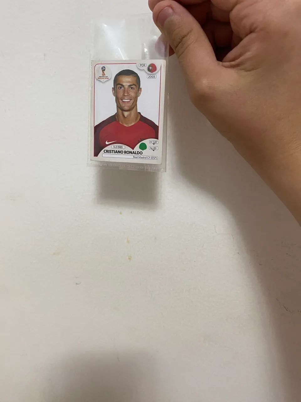 Figurinha do Cristiano Ronaldo da copa de 2018 em perfeito estado  - Foto 3