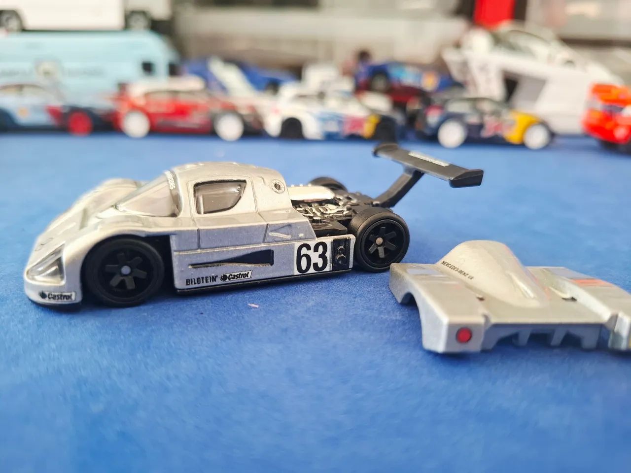 Miniatura Sauber Mercedes 1:64 Hot Wheels! Raridade Top!!! - Foto 4