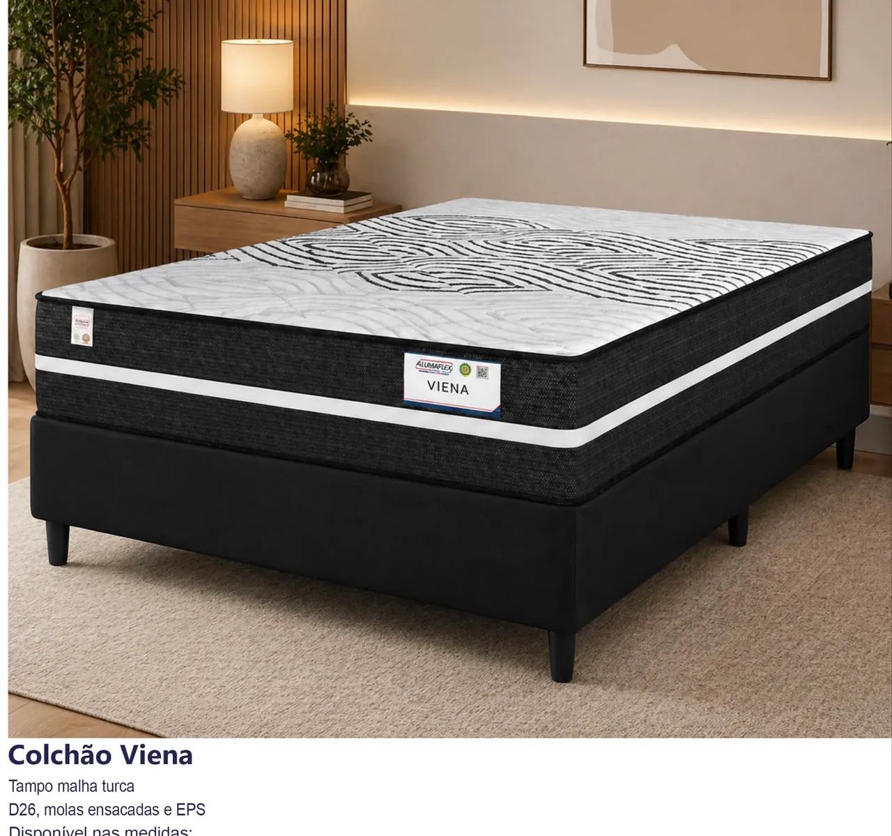 Conjunto box  + colchão King 