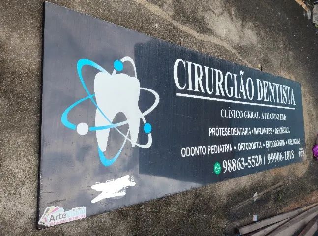 Placas letreiro 