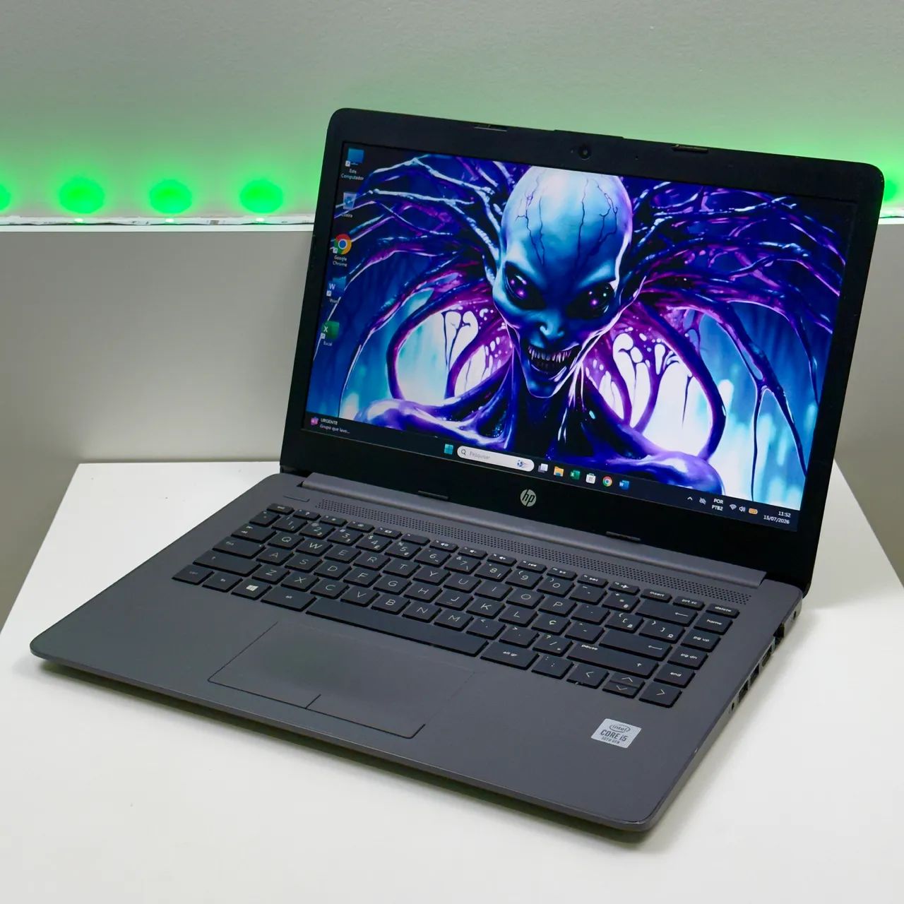 Notebook HP para trabalho e estudo: Intel Core i5 10th | 256gb SSD | 8gb RAM - Foto 2