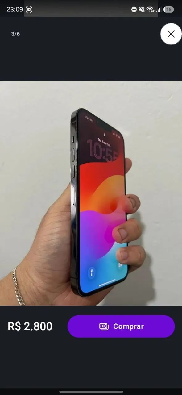 IPHONE 13 PRO MAX ABAIXO DO PREÇO DE MERCADO - Foto 3