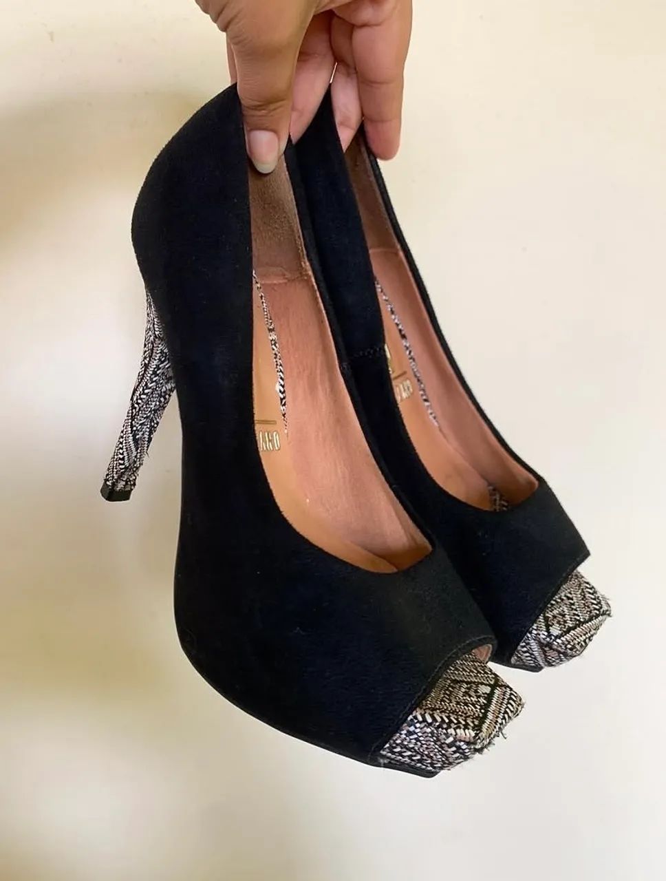 Sapato peep toe - Vizzano