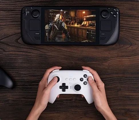 CONTROLE 8BITDO ULTIMATE, BLUETOOTH, PC/NINTENDO SWITCH, BRANCO - Foto 2