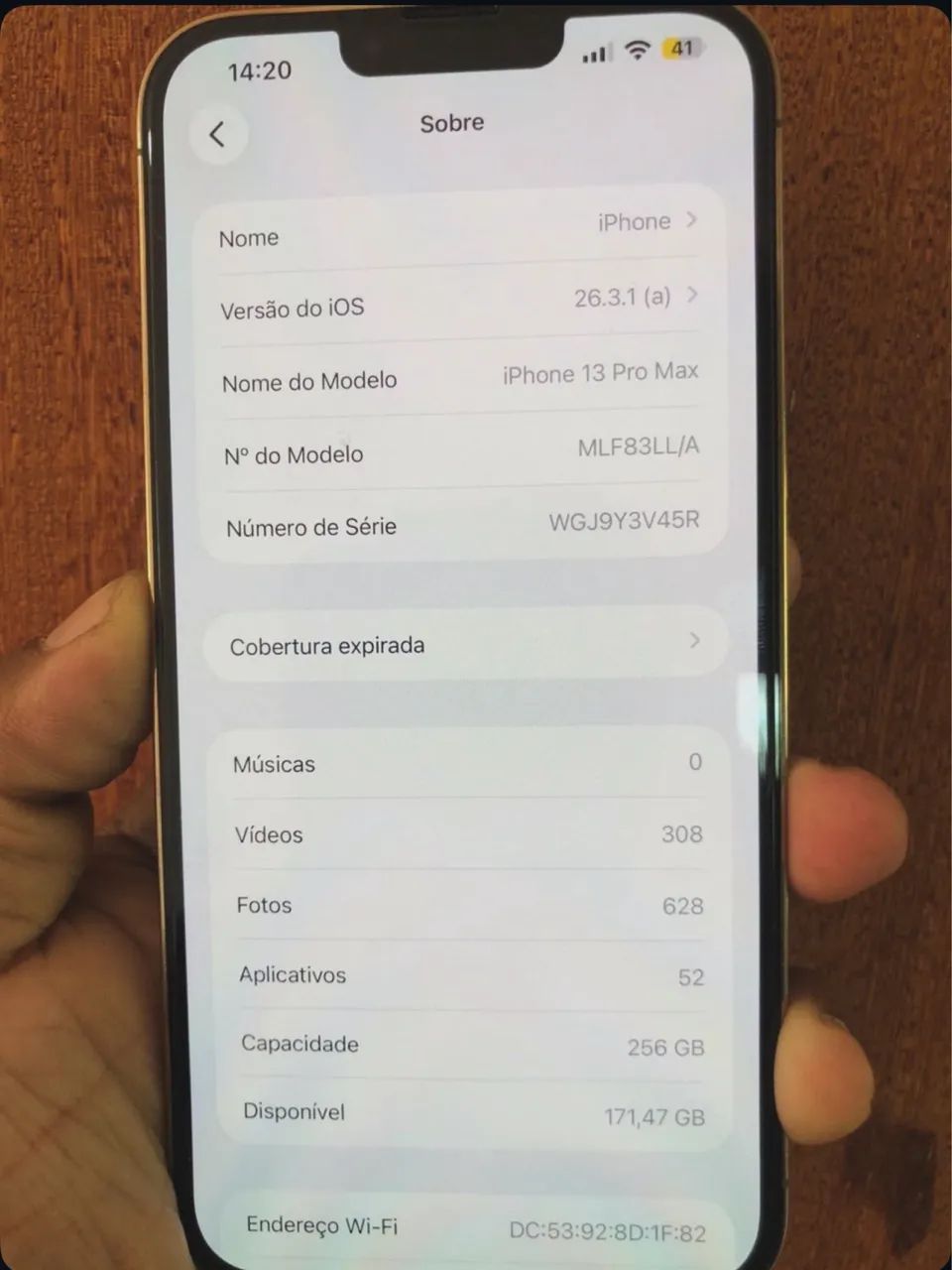 IPHONE 13pro Max dourado 256gb - Foto 3