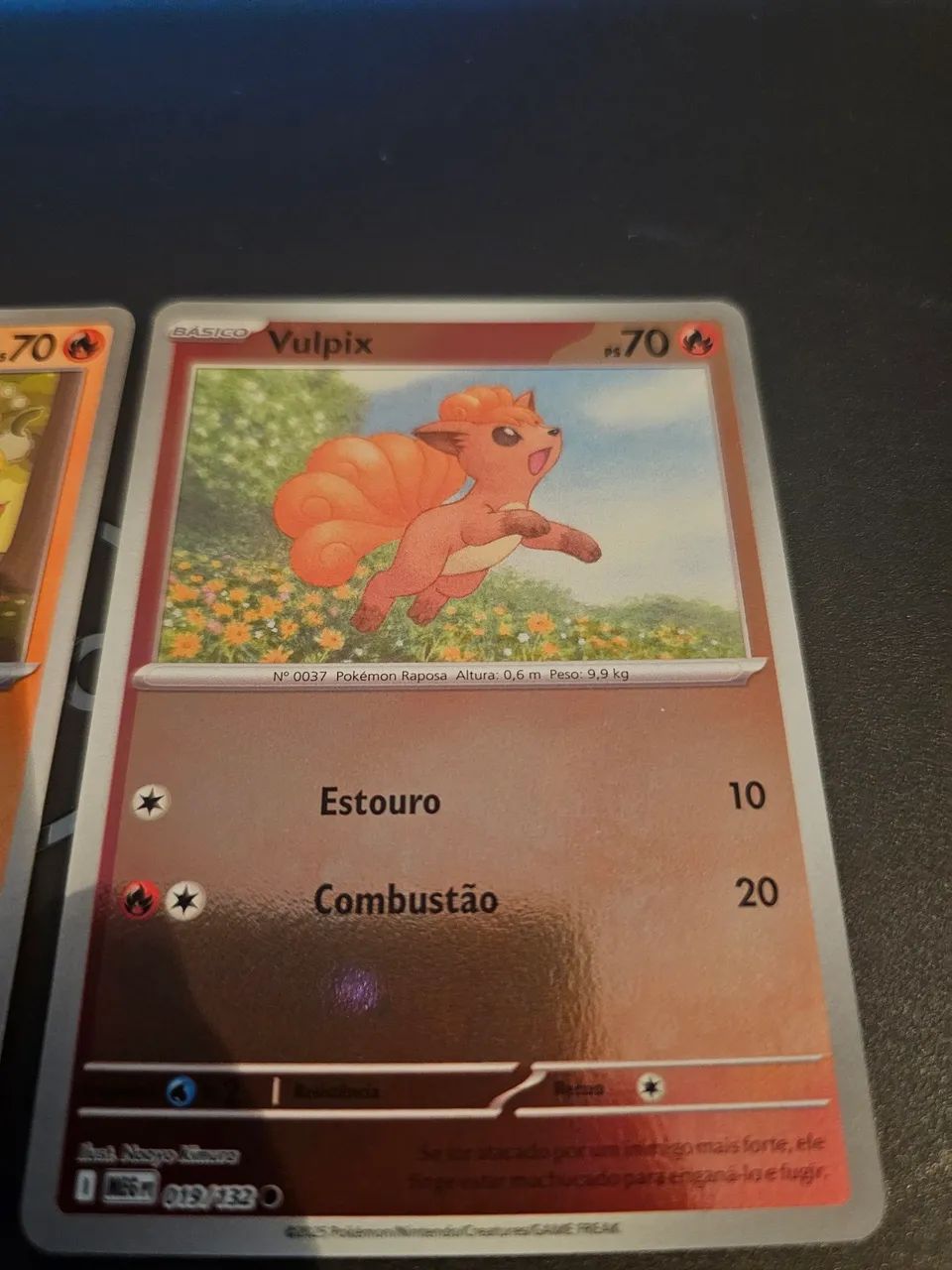 Coleção carta pokemon vulpix - Foto 3