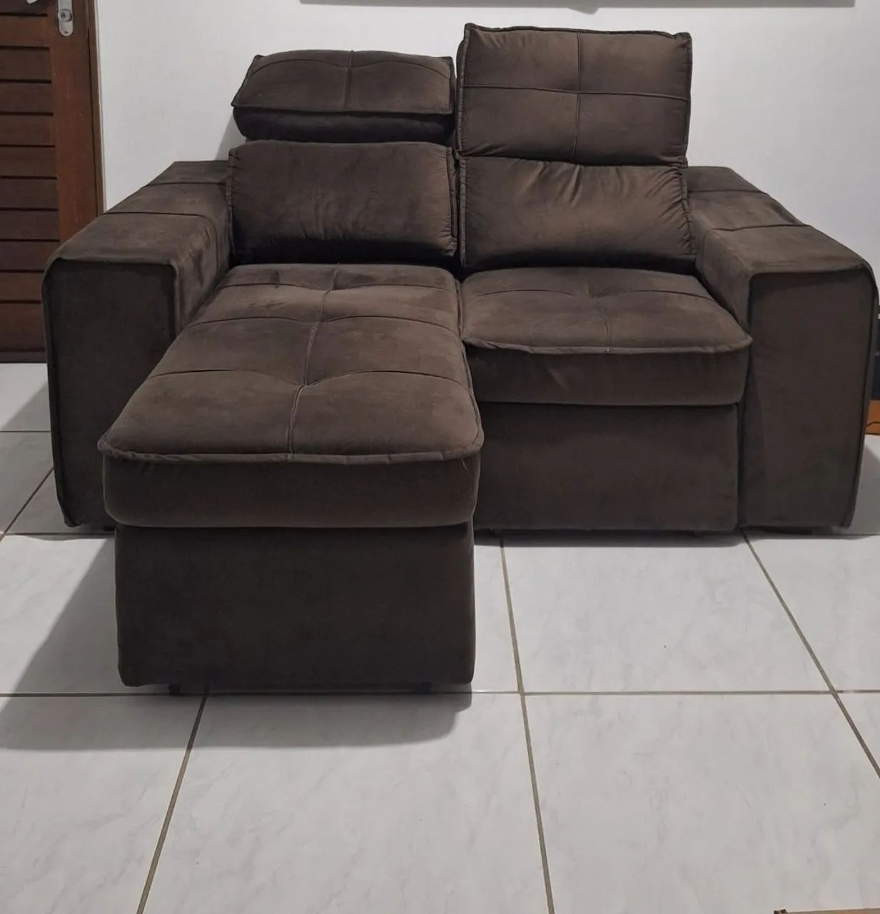 Sofá Retrátil e Reclinável 2 Lugares - Foto 2