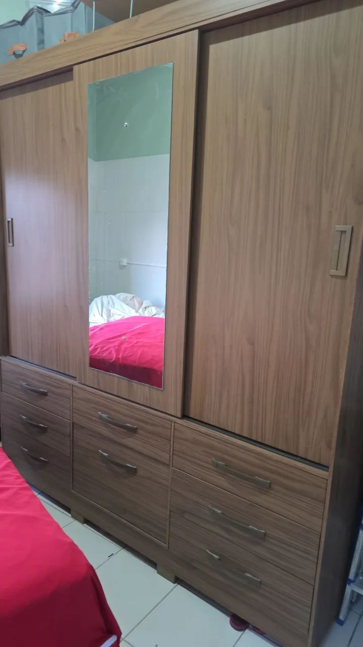 Cama box casal e guarda-roupa  - Foto 2