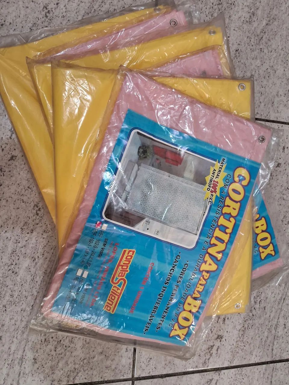 Cortina para box de banheiro 