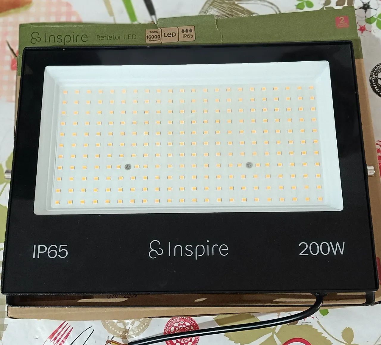 Refletor de led inspire 200w Luz amarela  - Foto 5