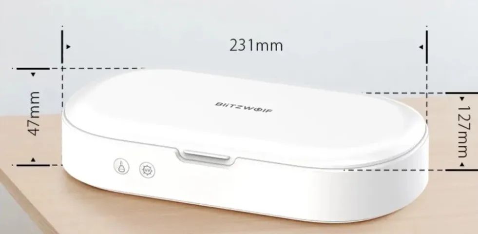 Blitzwolf Esterilizador Uv Multifuncional Bw-fun5 253.7nm (Usado) - Foto 3