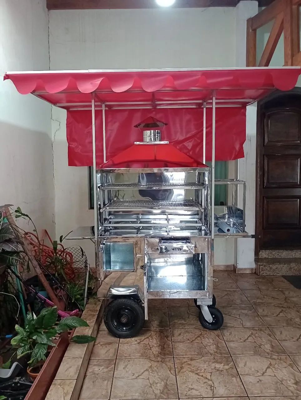 Carrinho para churrasco 