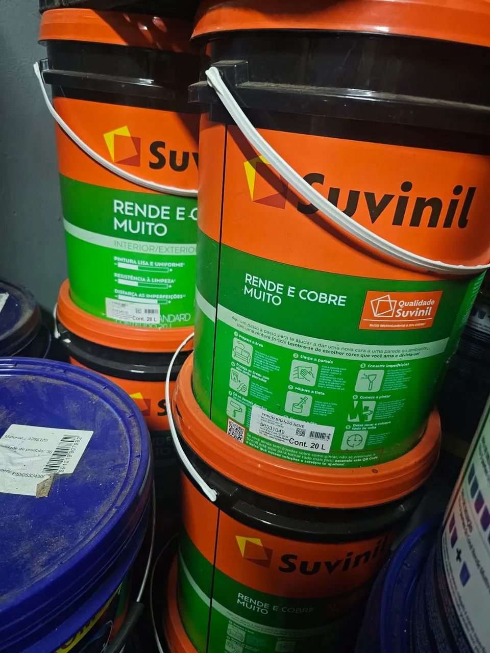 Suvinil 20 litrs gelo e neve 300 reais  - Foto 4