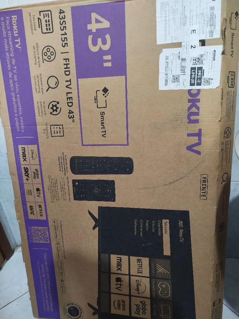 Vendo tv 43 polegadas, tv nova ainda com garantia 
